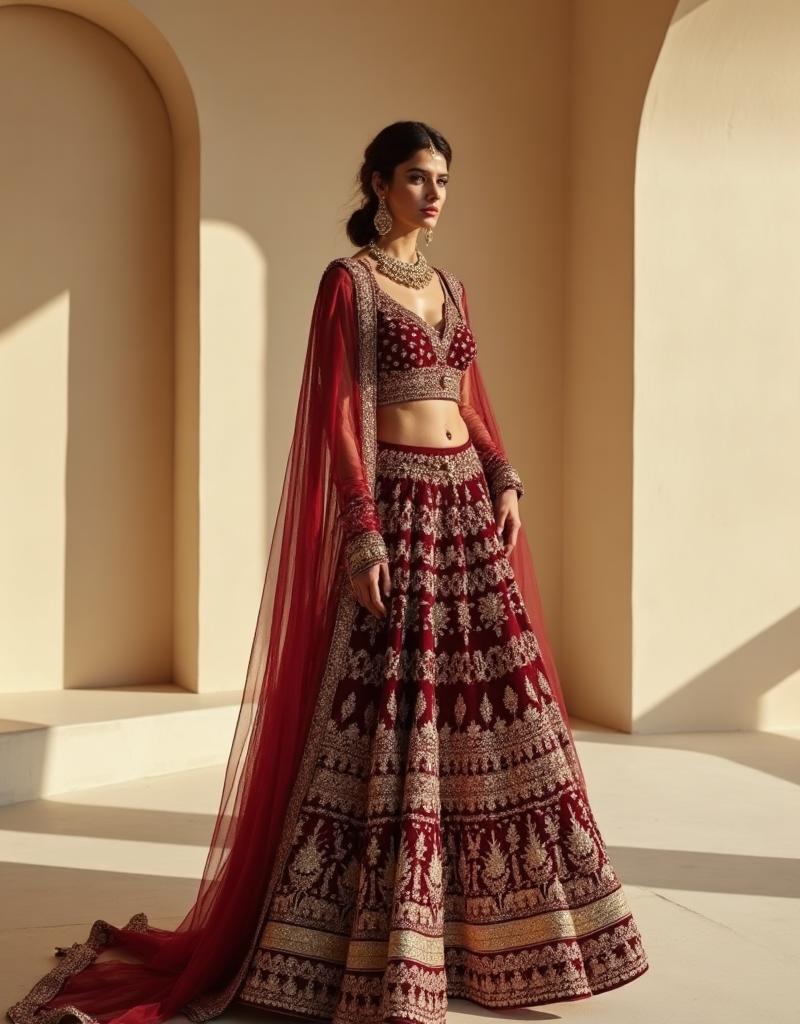 Emerald Silk Saree with Gold Border